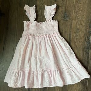 Pink Ruffled Kids Dress